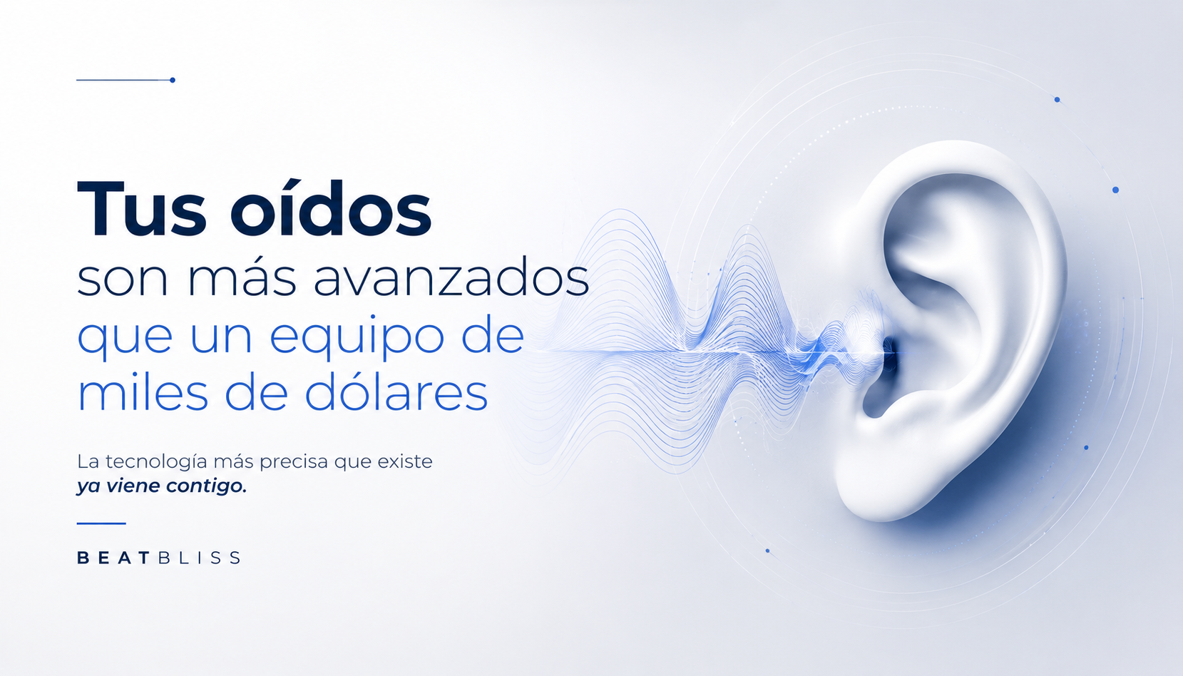 Tus oídos son más avanzados que un equipo de audio de miles de dólares