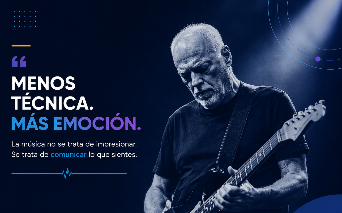 David Gilmour tiene razón: tocar mejor no siempre significa sentir más